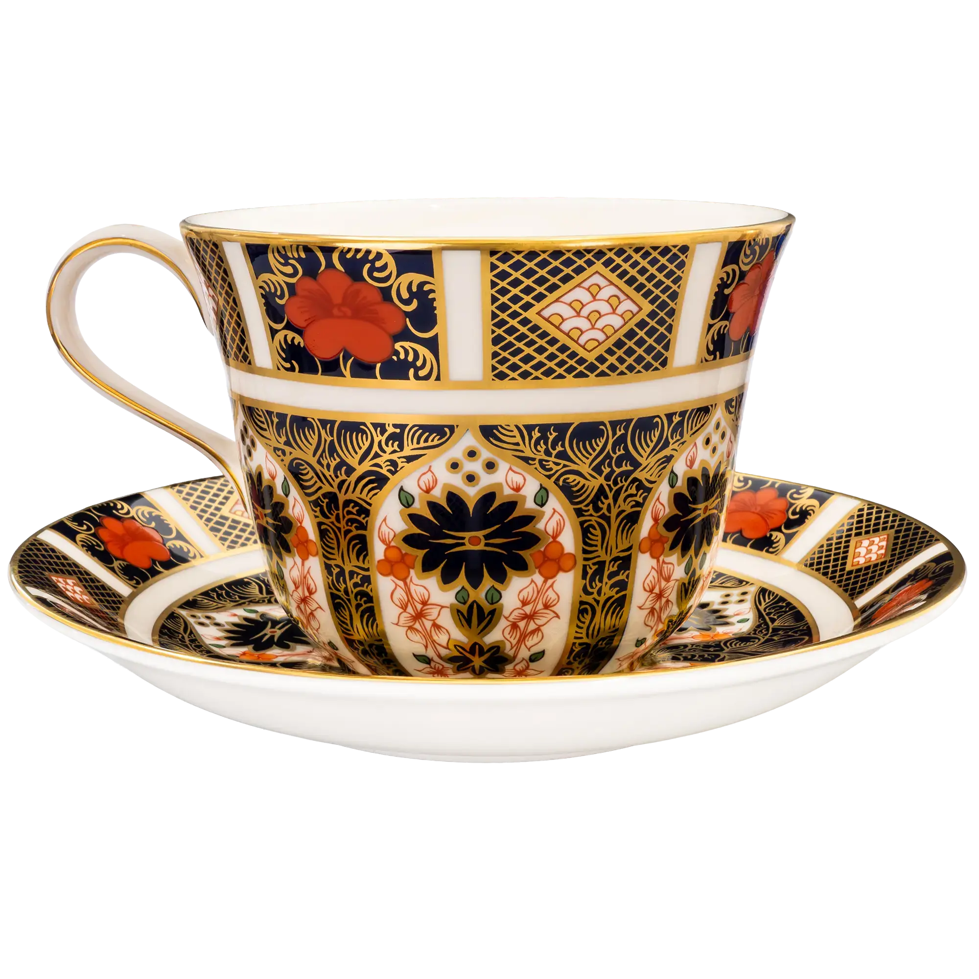 Royal Crown Derby Imari 1128 Breakfast Cup & Saucer Bundle Bone China