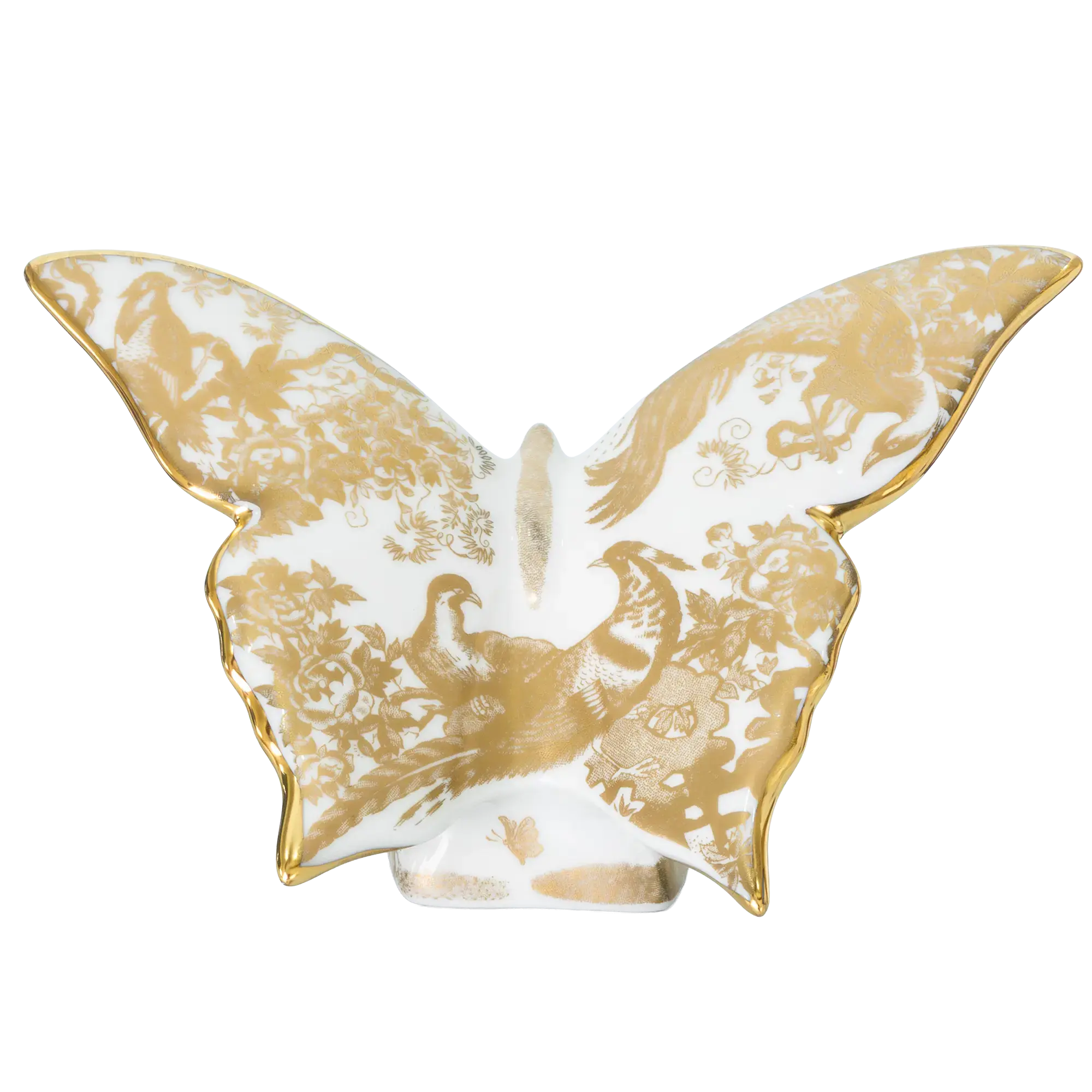 Royal Crown Derby Gold Aves Butterfly Paperweight