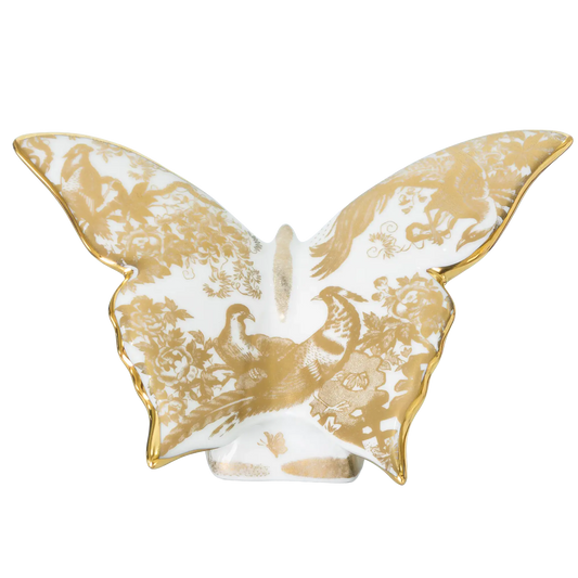Royal Crown Derby Gold Aves Butterfly Paperweight