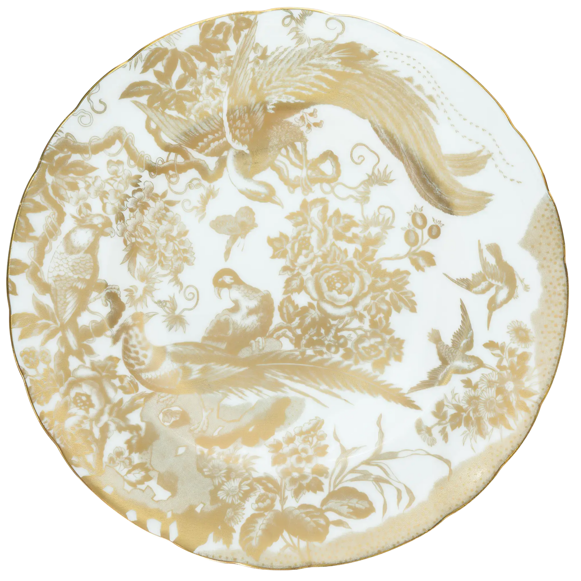Royal Crown Derby Gold Aves 10" Dinner Plate