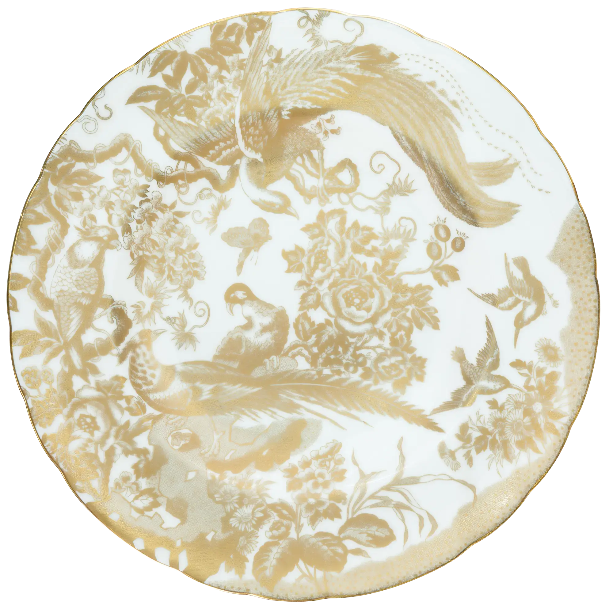 Royal Crown Derby Gold Aves 10" Dinner Plate