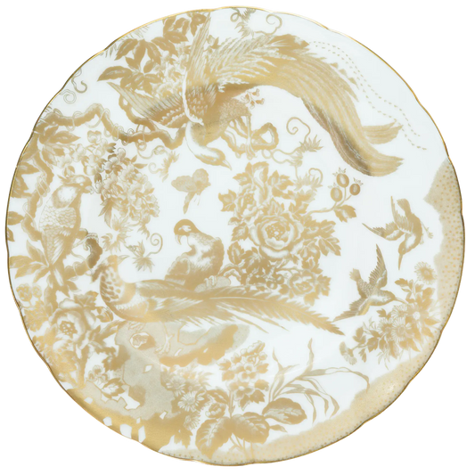 Royal Crown Derby Gold Aves 10" Dinner Plate