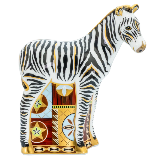 Royal Crown Derby Zebra Baby Bone China Figurine