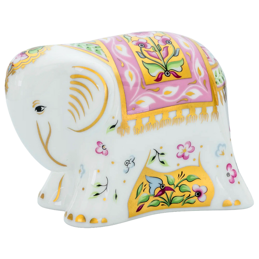 Royal Crown Derby Rupa Baby Indian Elephant Figurine