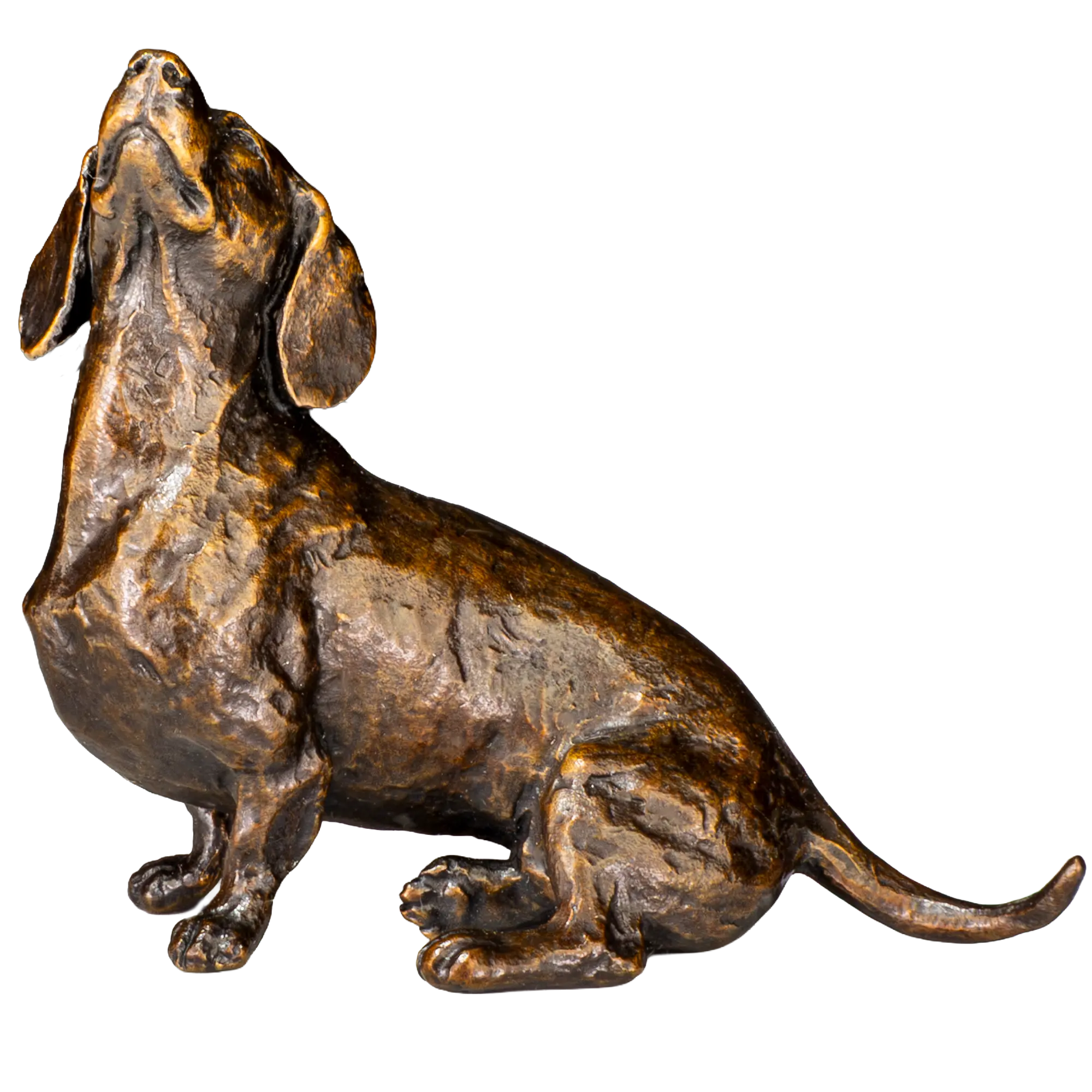 Richard Cooper Bronze Daschund Sitting