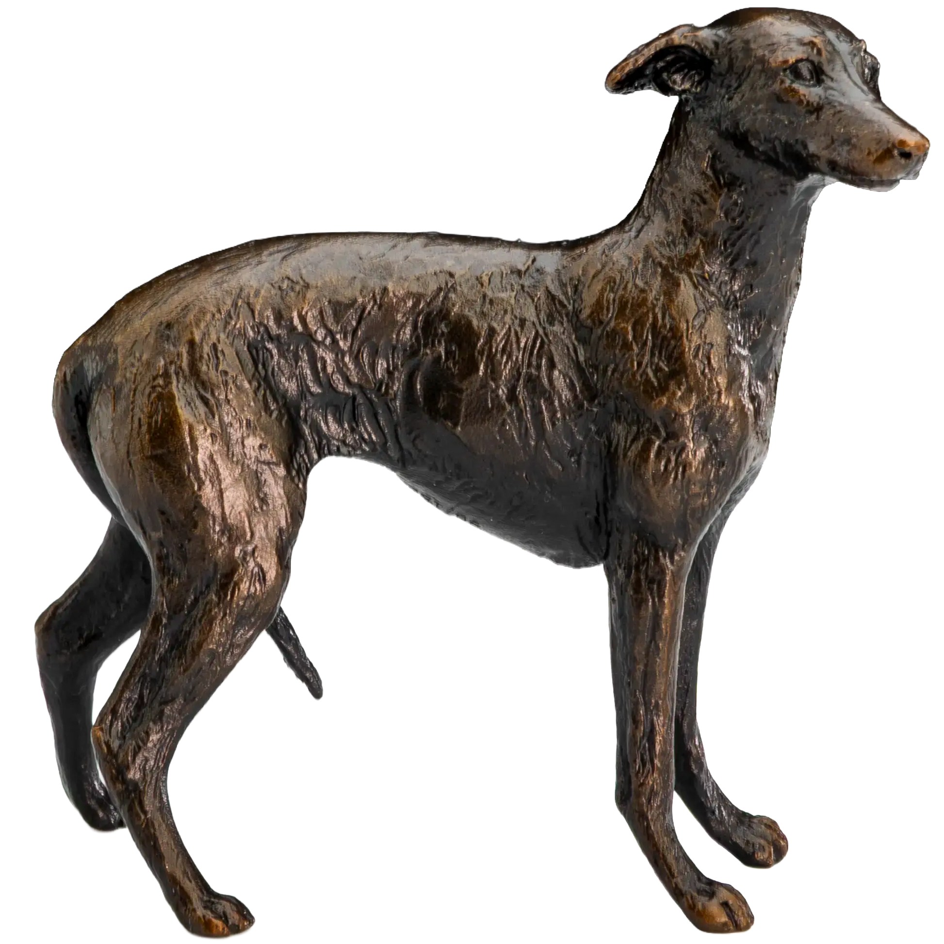 Richard Cooper Limited Edition Bronze Lurcher Figurine