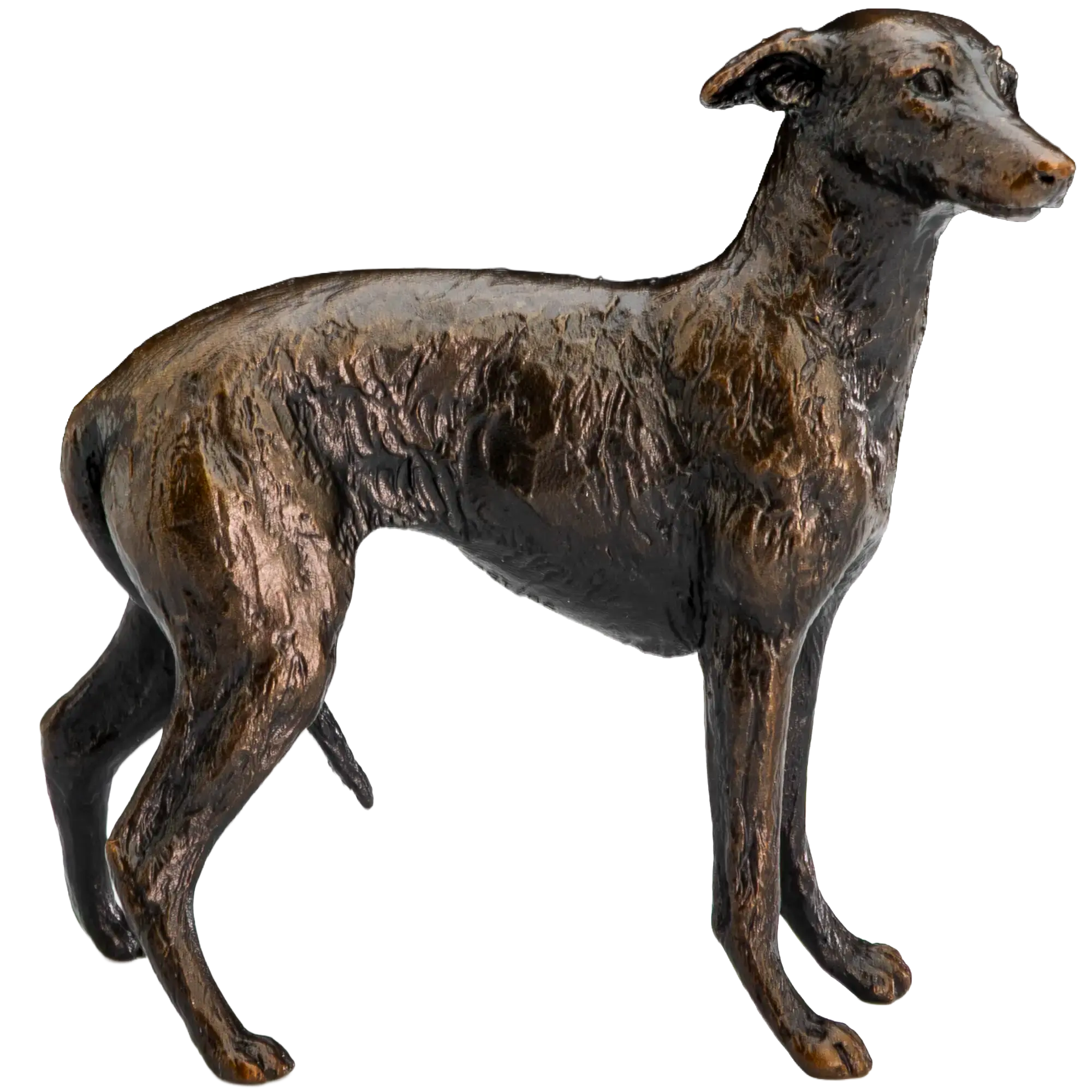 Richard Cooper Limited Edition Bronze Lurcher Figurine