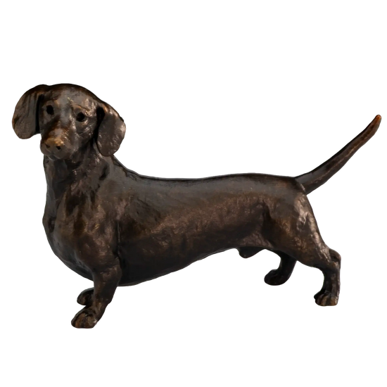 Richard Cooper Limited Edition Bronze Standing Dachshund Figurine