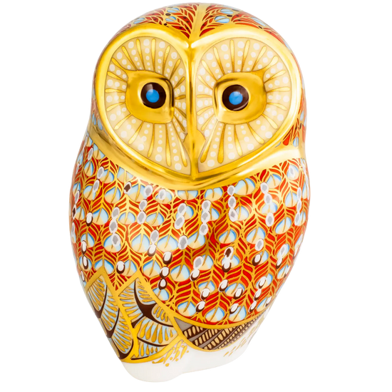 Royal Crown Derby Barn Owl Paperweight