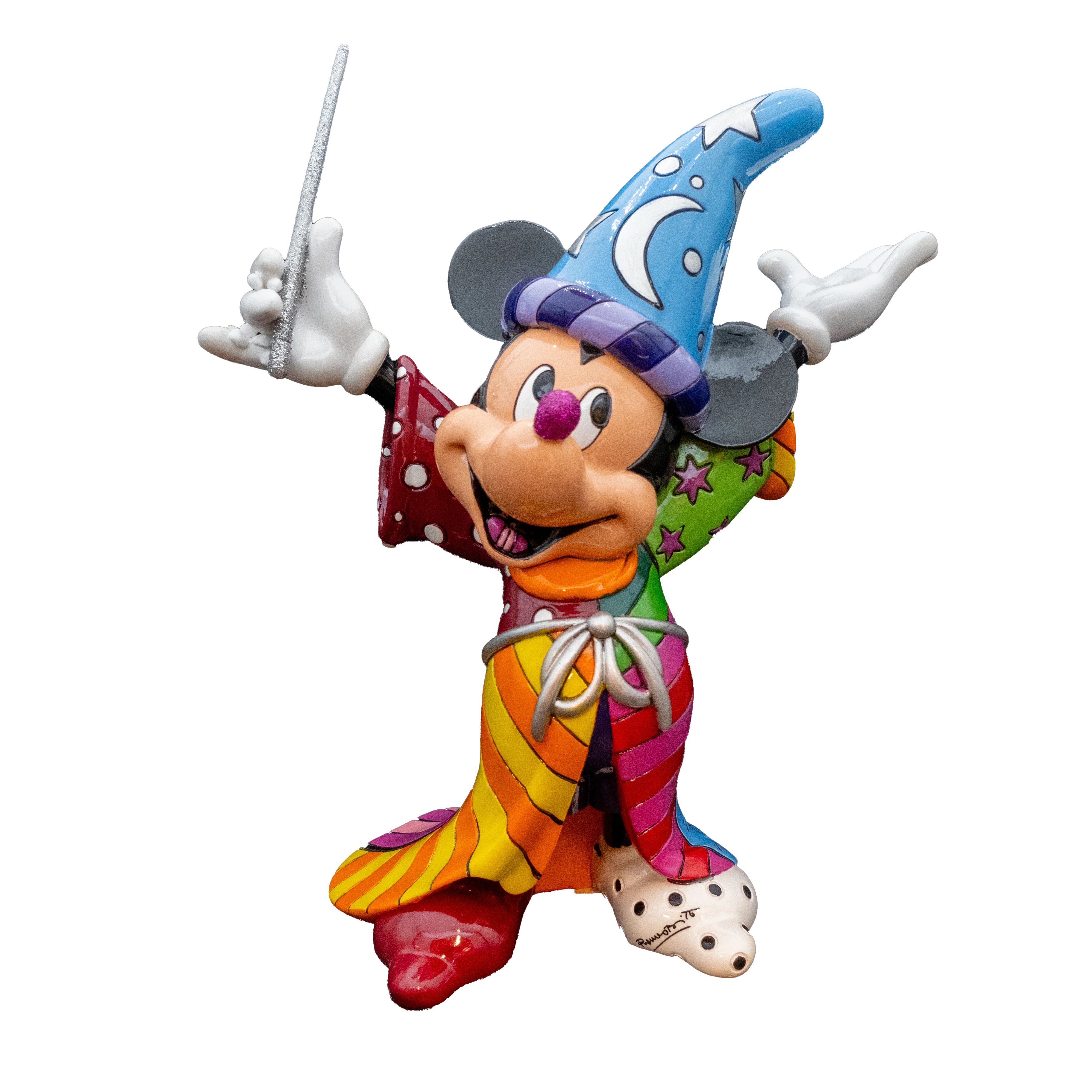 Britto Disney Sorcerer Mickey Mouse Figurine Charterwells
