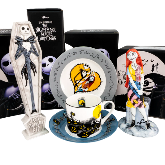 Nightmare Before Christmas Jack & Sally Halloween Bundle Fine Bone China Charterwells