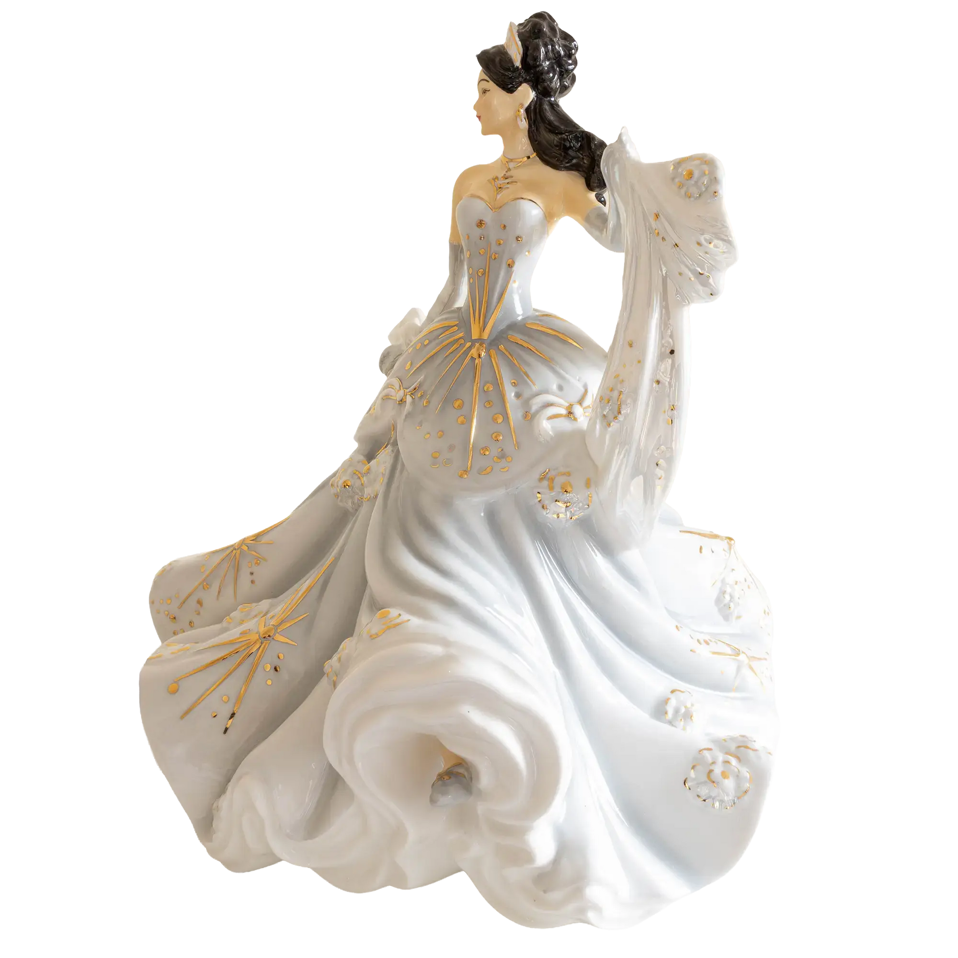 English Ladies Silver Radiance Figurine