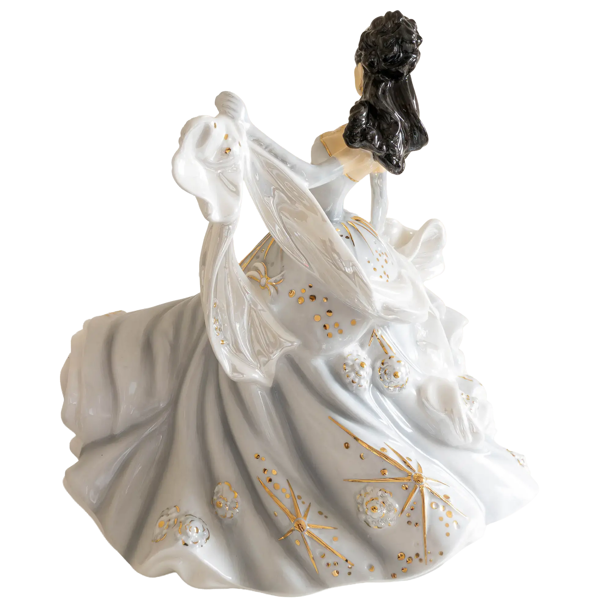 English Ladies Silver Radiance Figurine