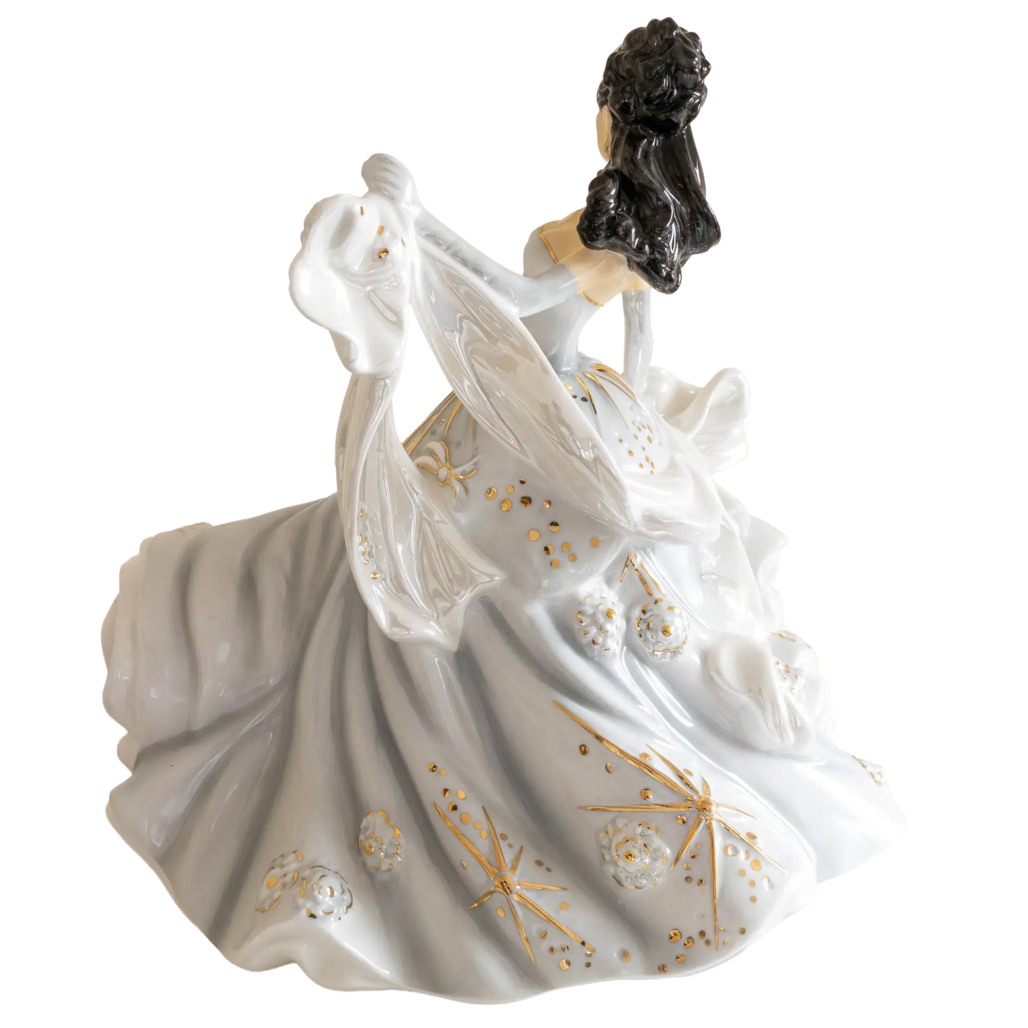 English Ladies Silver Radiance Figurine