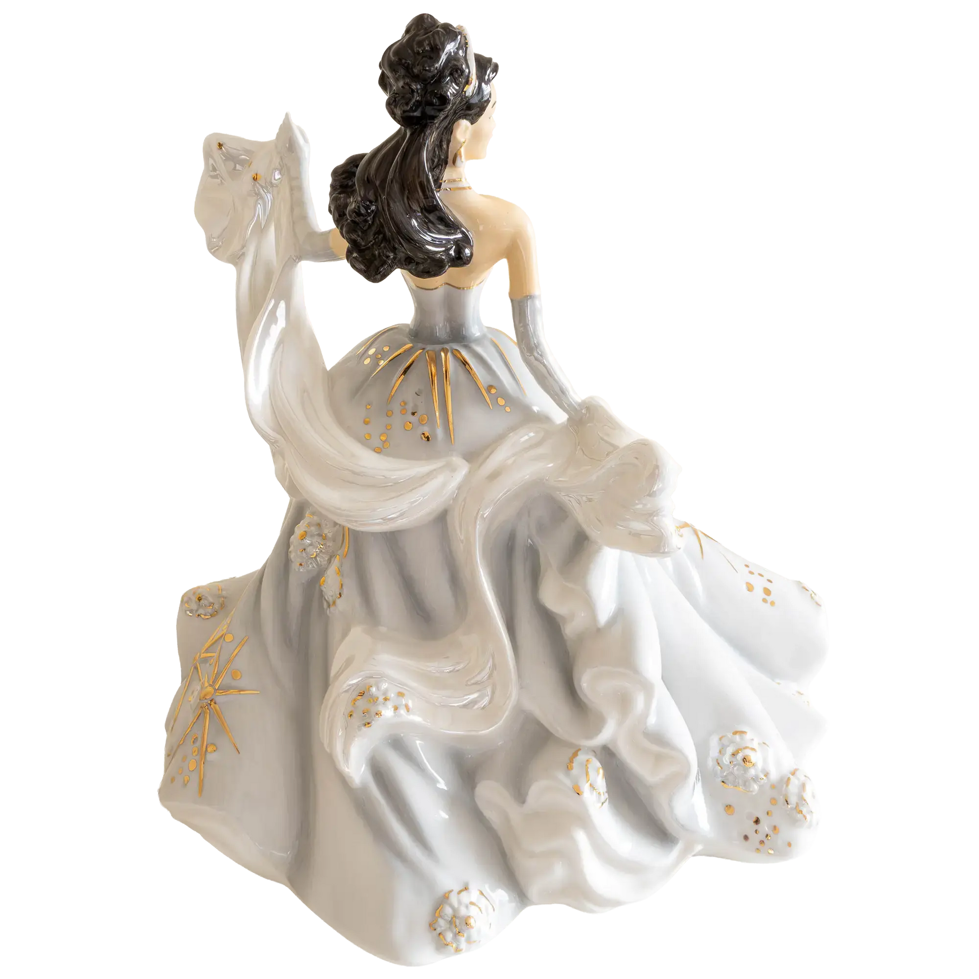 English Ladies Silver Radiance Figurine
