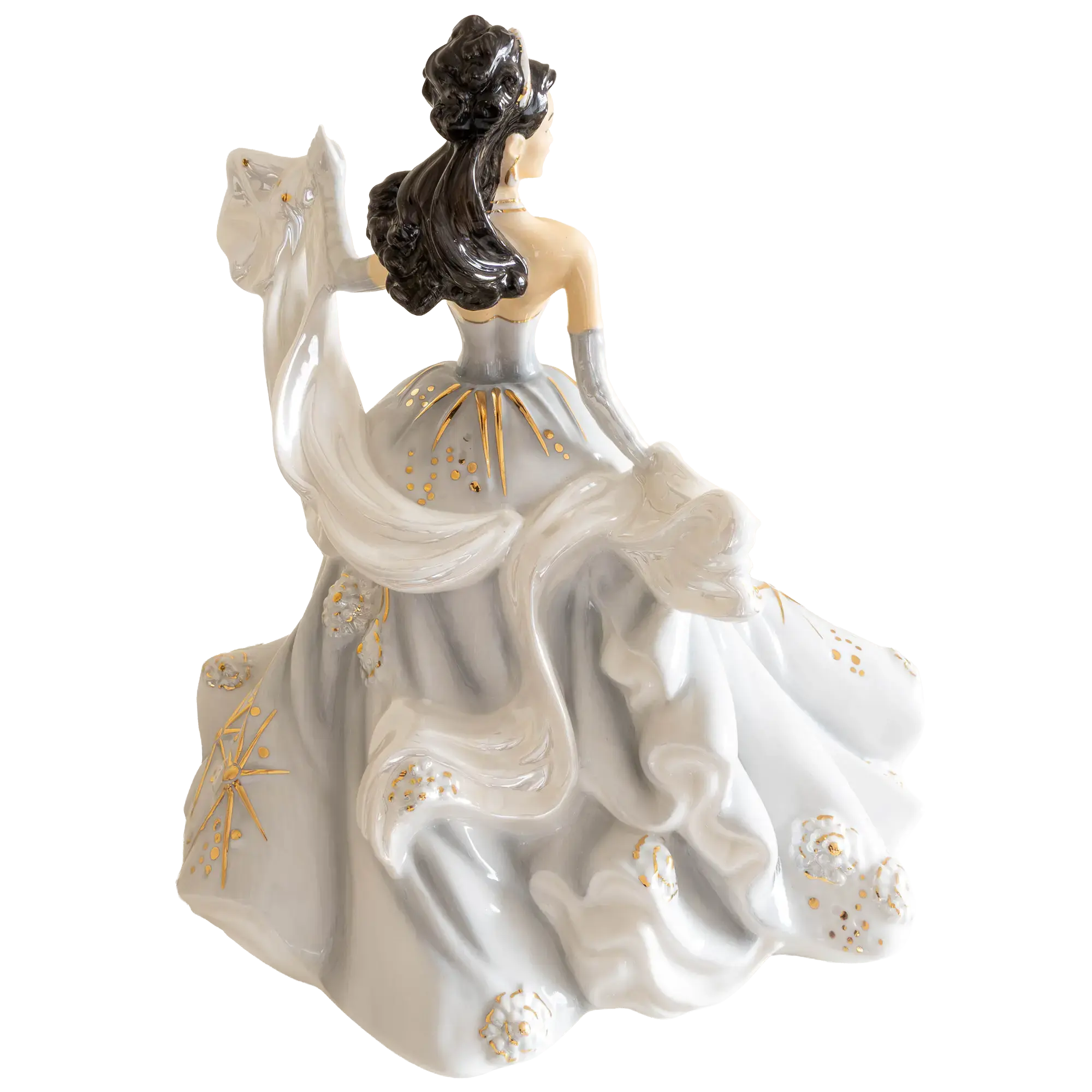 English Ladies Silver Radiance Figurine