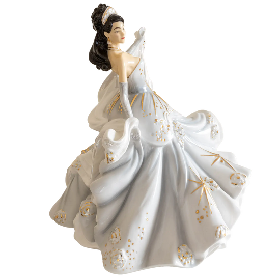 English Ladies Silver Radiance Figurine
