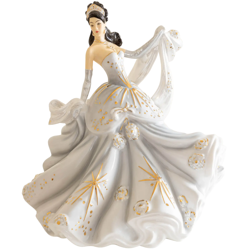 English Ladies Silver Radiance Figurine