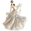 English Ladies Silver Radiance Figurine