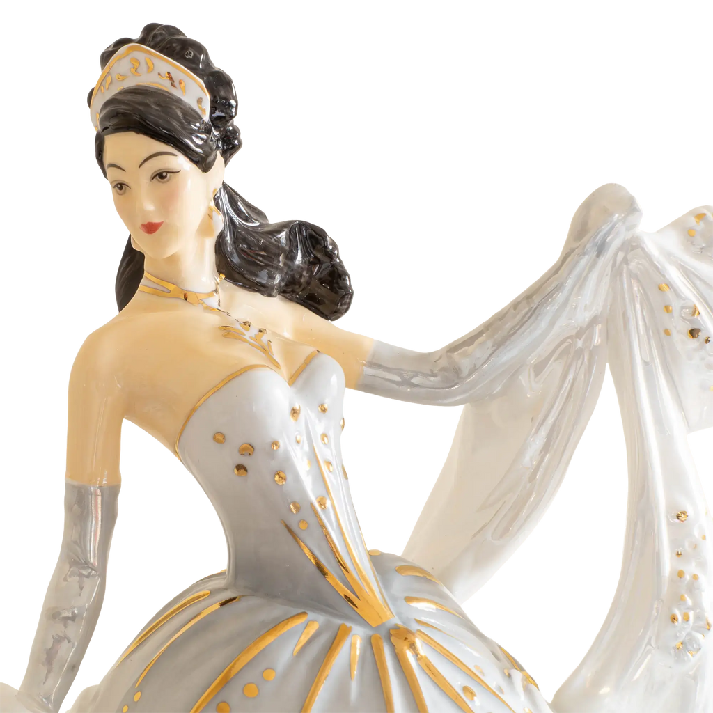 English Ladies Silver Radiance Figurine