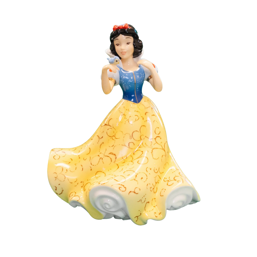 English Ladies Disney Snow White "With a Song & A Smile" Figuine Charterwells
