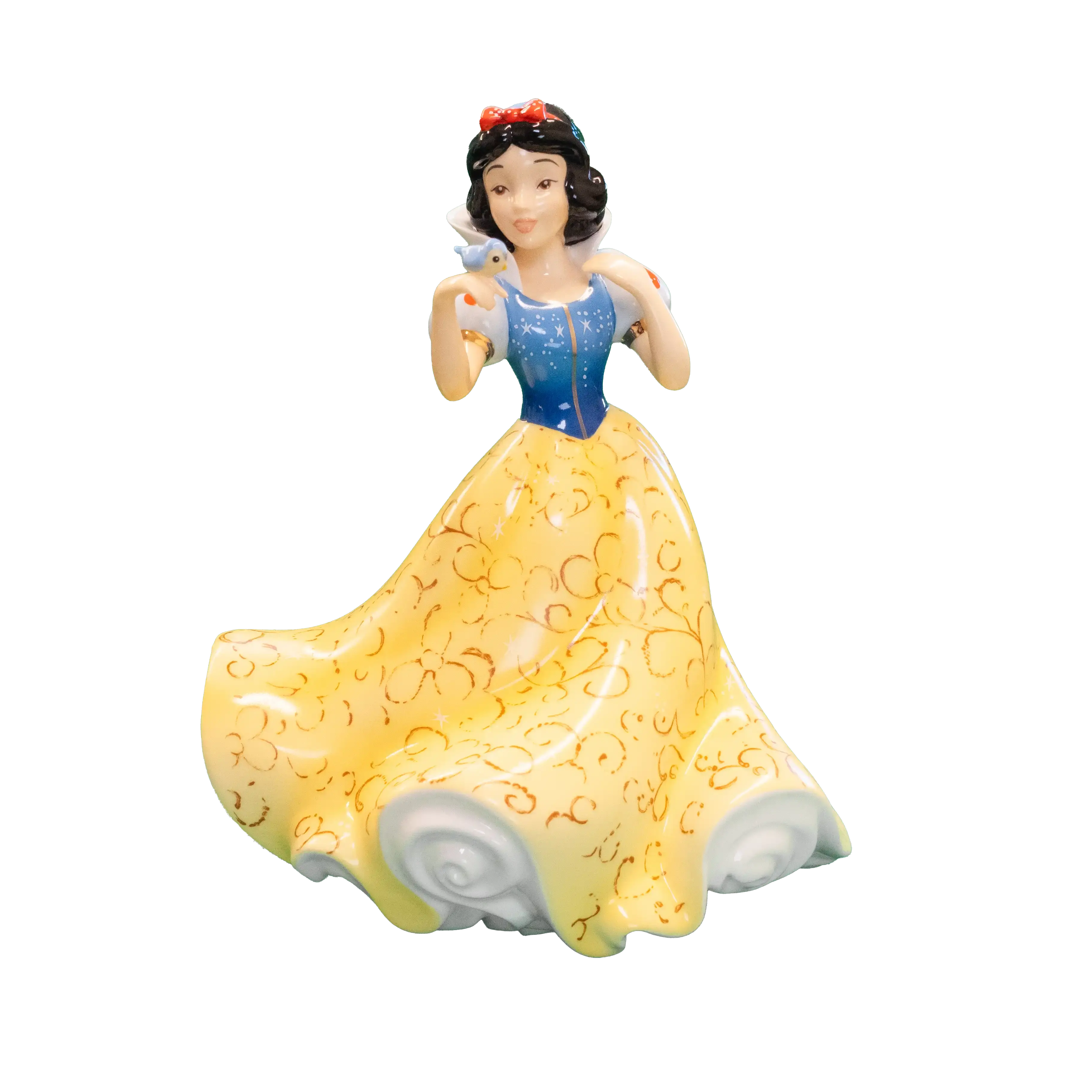 English Ladies Disney Snow White "With a Song & A Smile" Figuine Charterwells