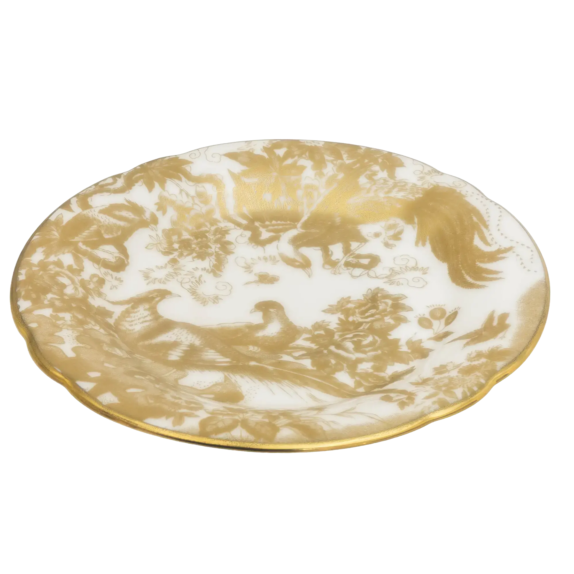 Royal Crown Derby Gold Aves Cream Soup Cup & Saucer