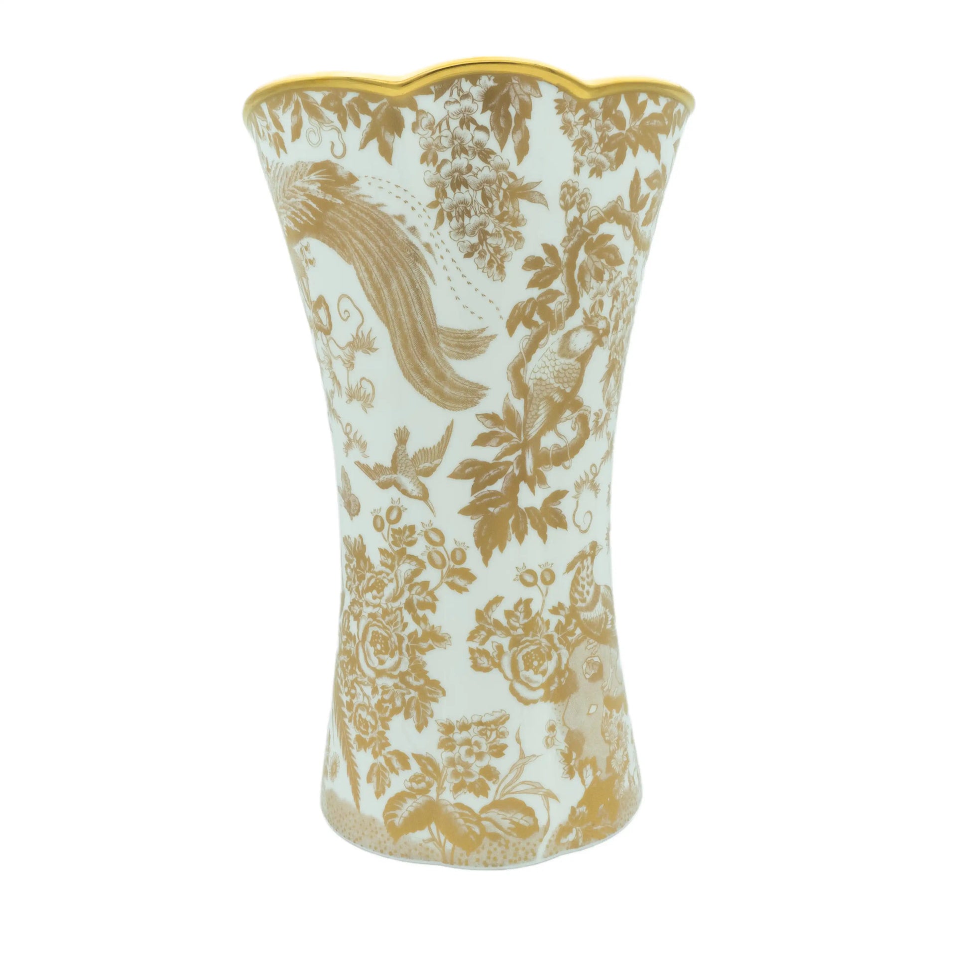 Royal Crown Dery Gold Aves Column Vase Charterwells