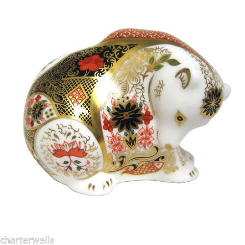 Royal Crown Derby Imari Ltd Rocky Mountain Bear Paperweight - Charterwells 