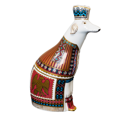 Royal Crown Derby National Dogs Collection : Borzoi Paperweight Charterwells