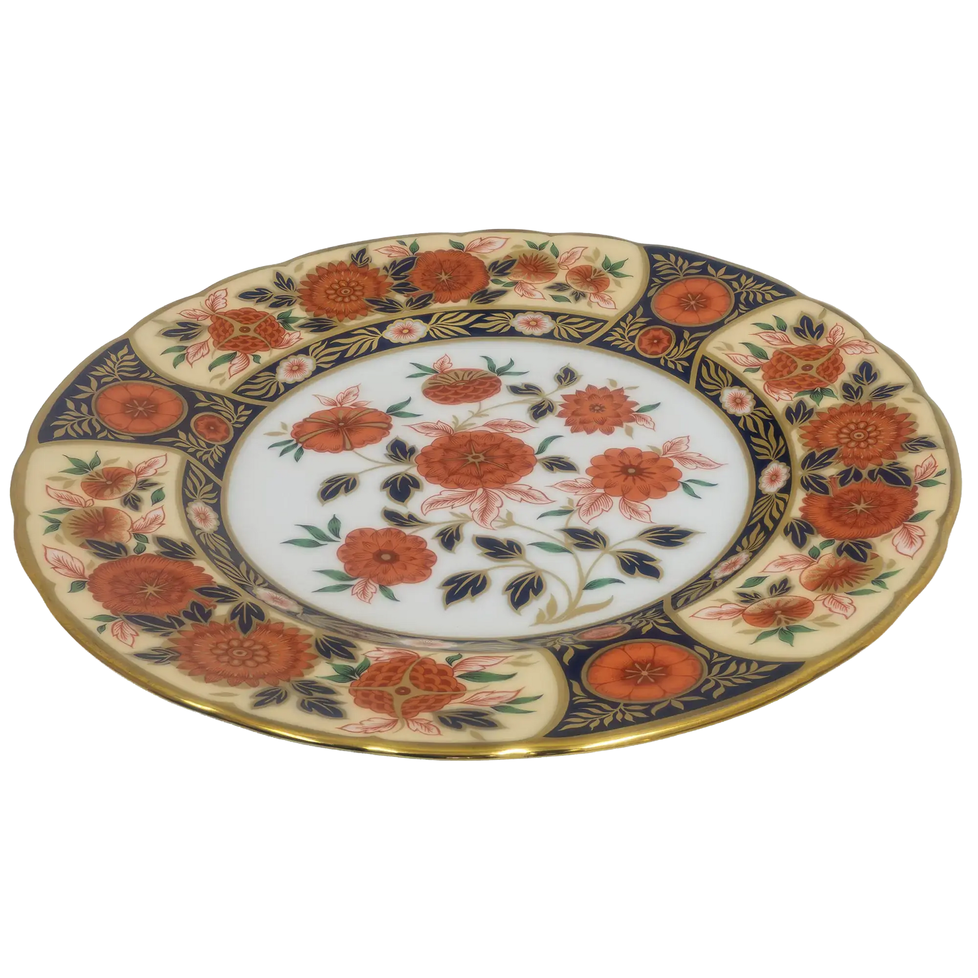 Royal Crown Derby 7" Antique Chrystanthemum Accent Plate