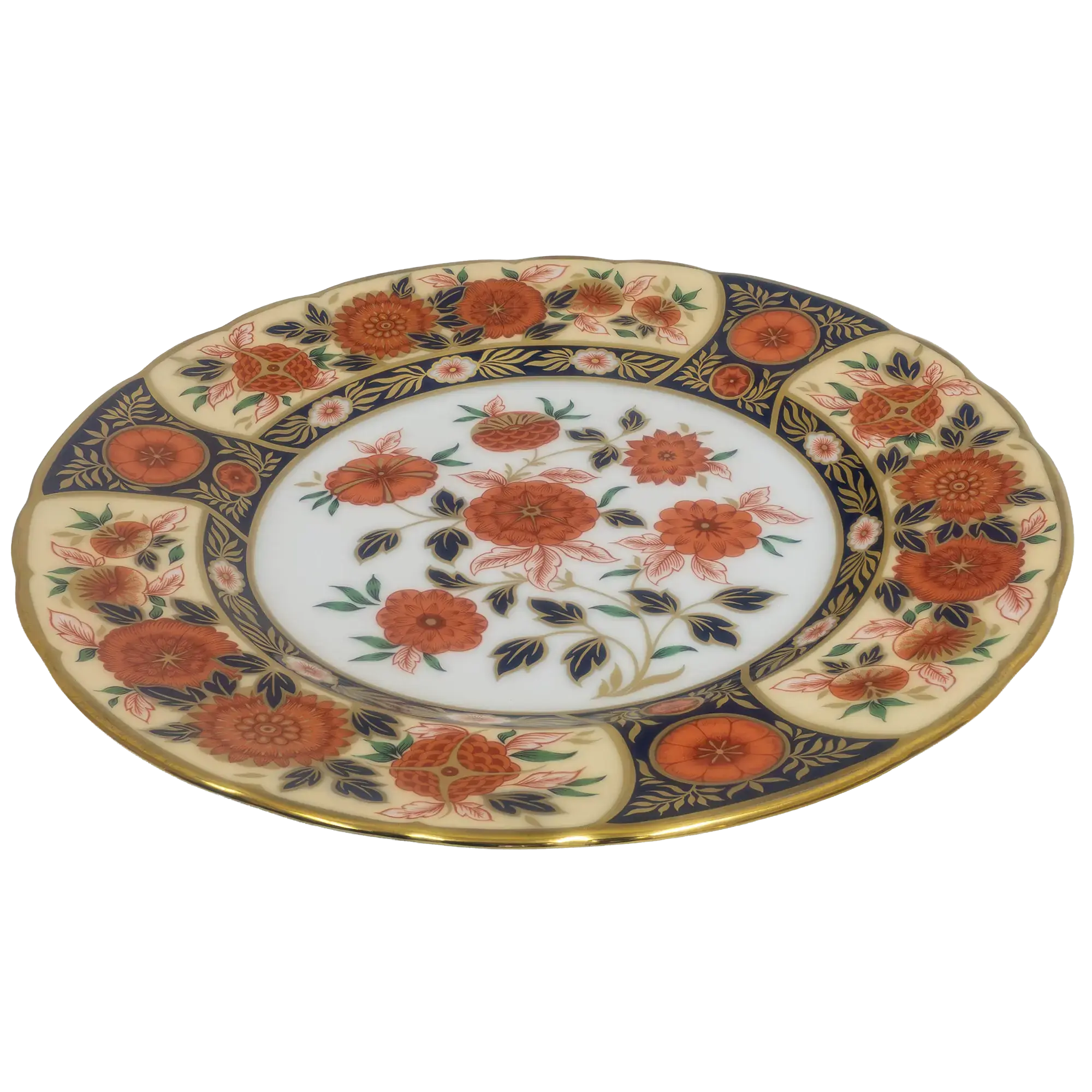 Royal Crown Derby 7" Antique Chrystanthemum Accent Plate