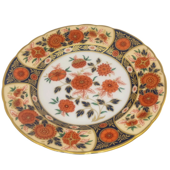 Royal Crown Derby 7" Antique Chrystanthemum Accent Plate