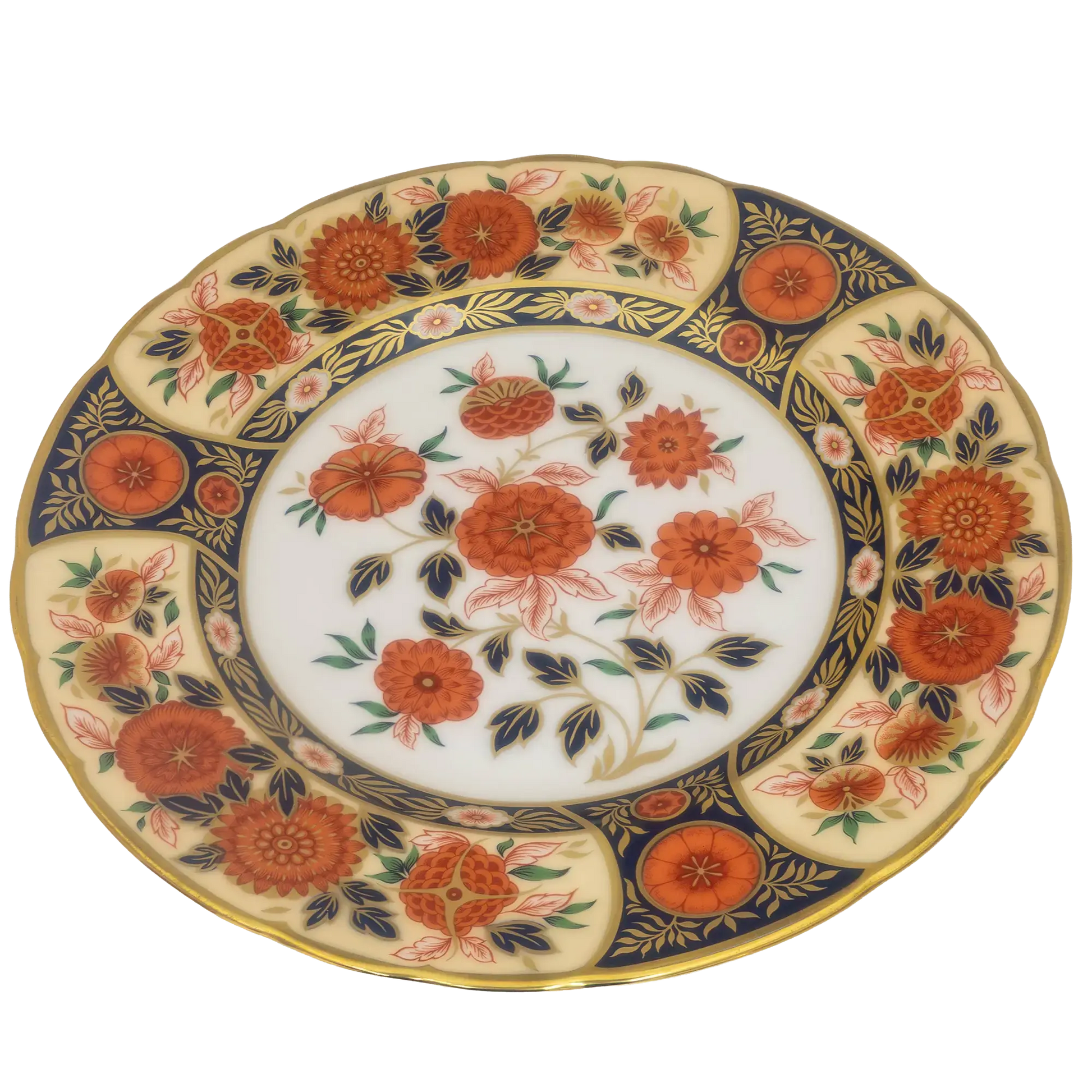 Royal Crown Derby 7" Antique Chrystanthemum Accent Plate