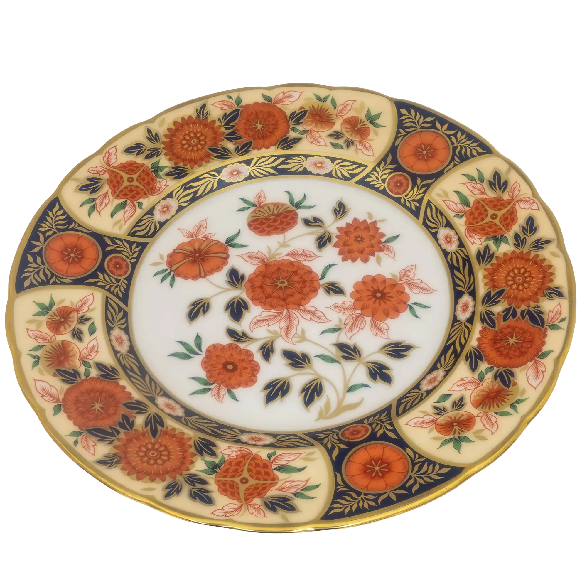 Royal Crown Derby 7" Antique Chrystanthemum Accent Plate