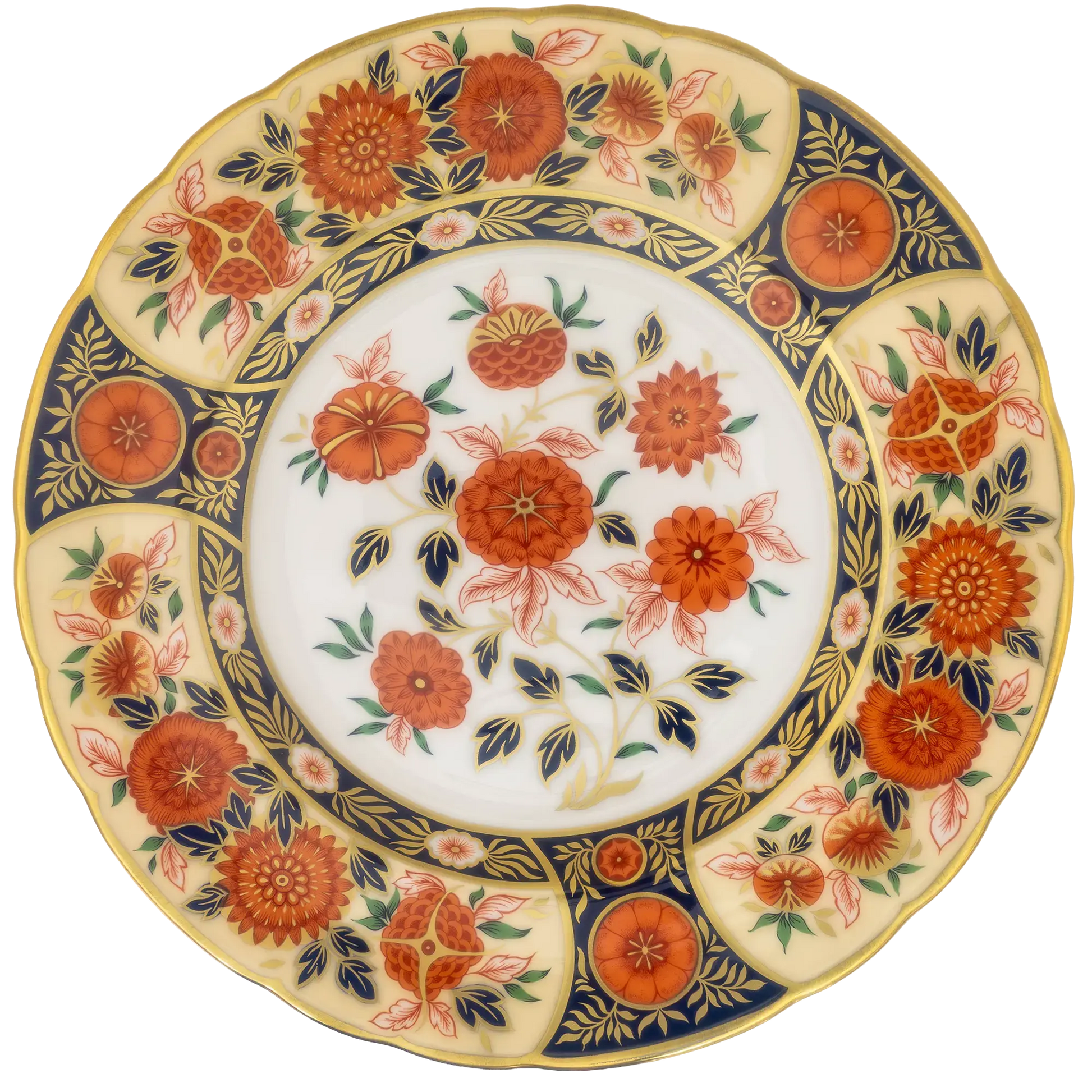 Royal Crown Derby 7" Antique Chrystanthemum Accent Plate