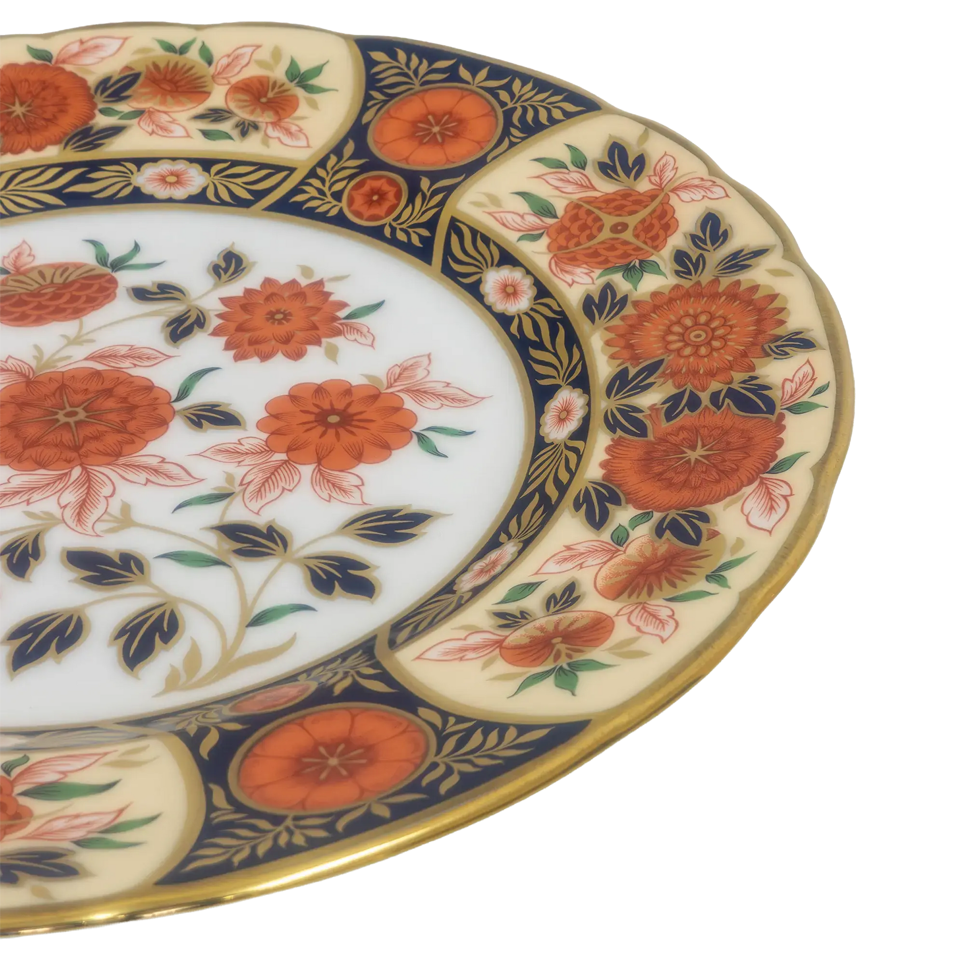Royal Crown Derby 7" Antique Chrystanthemum Accent Plate