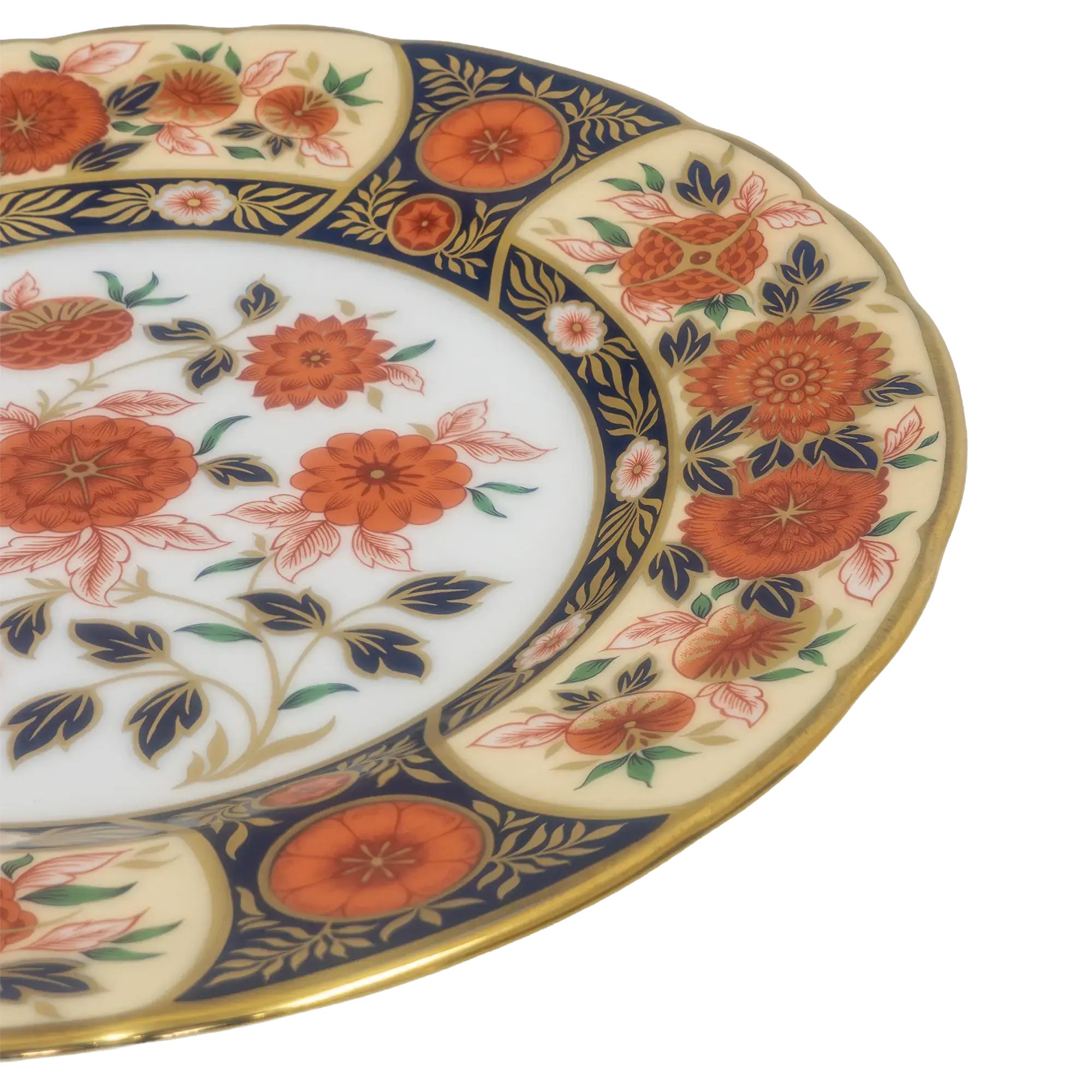 Royal Crown Derby 7" Antique Chrystanthemum Accent Plate