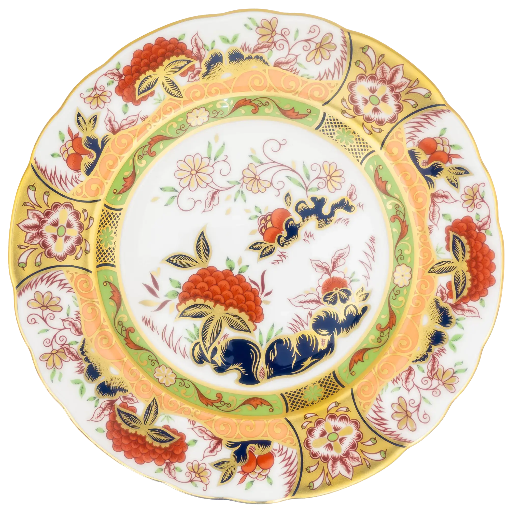 Royal Crown Derby 8" Imperial Garden Plate