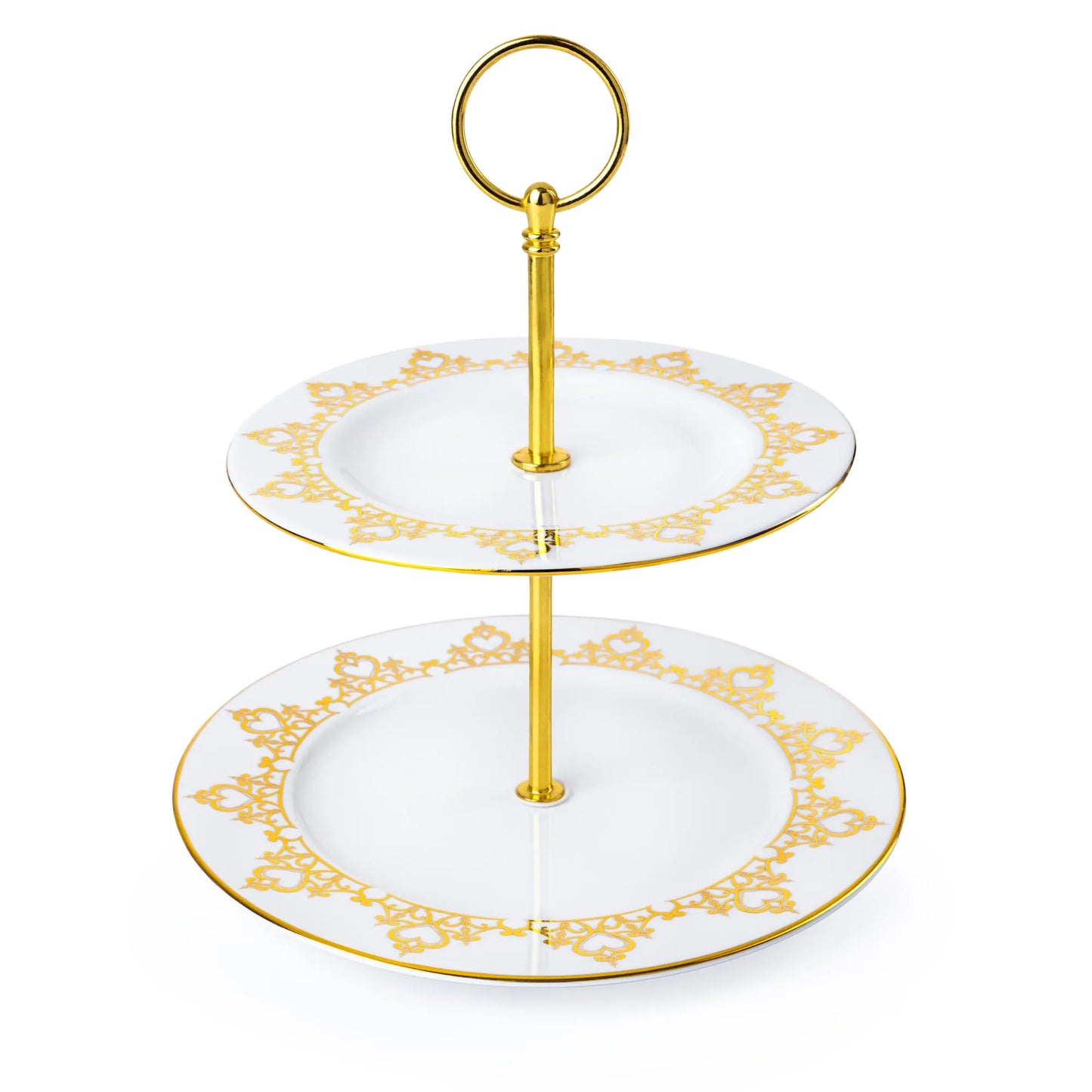 princess two tier plate stand - Charterwells