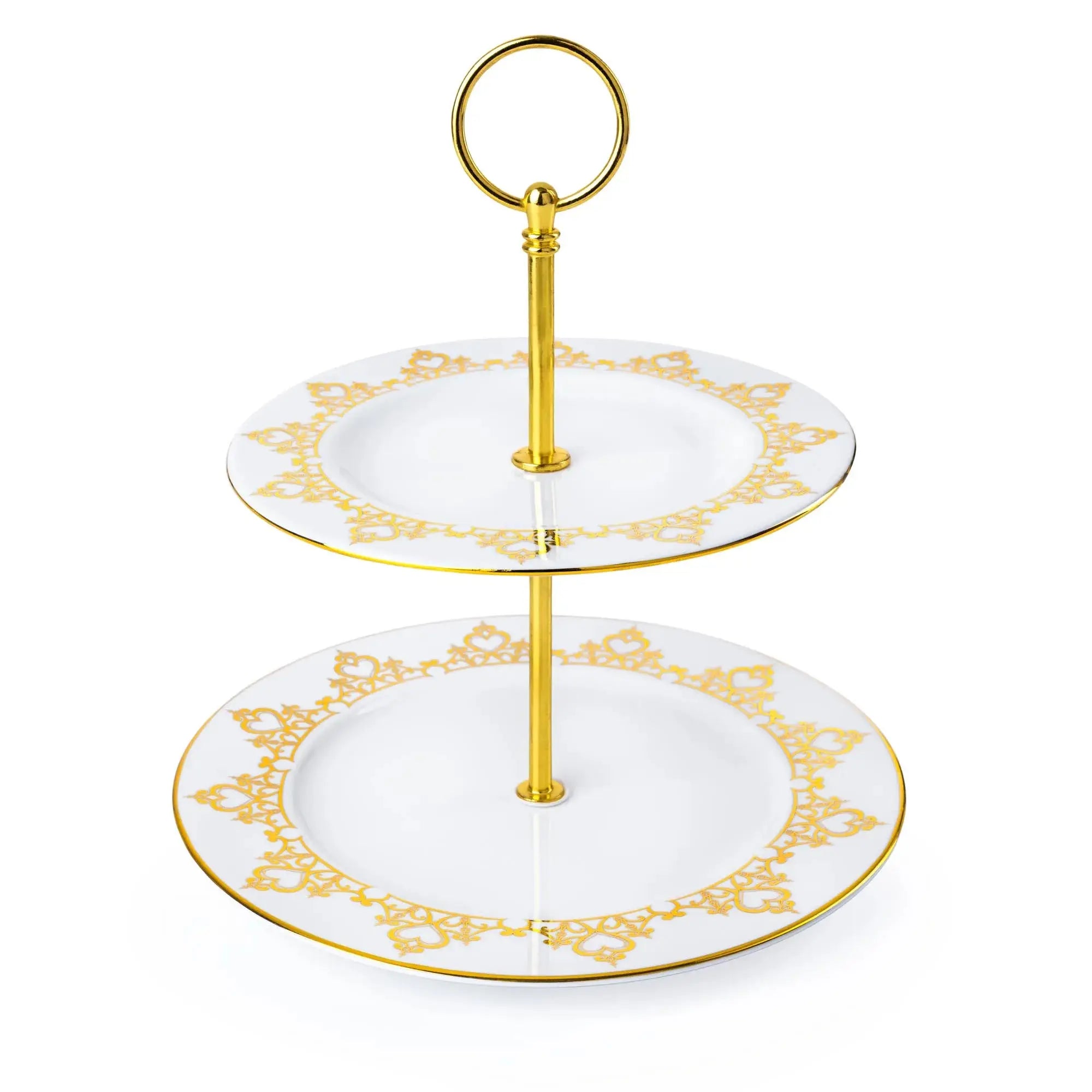 princess two tier plate stand - Charterwells