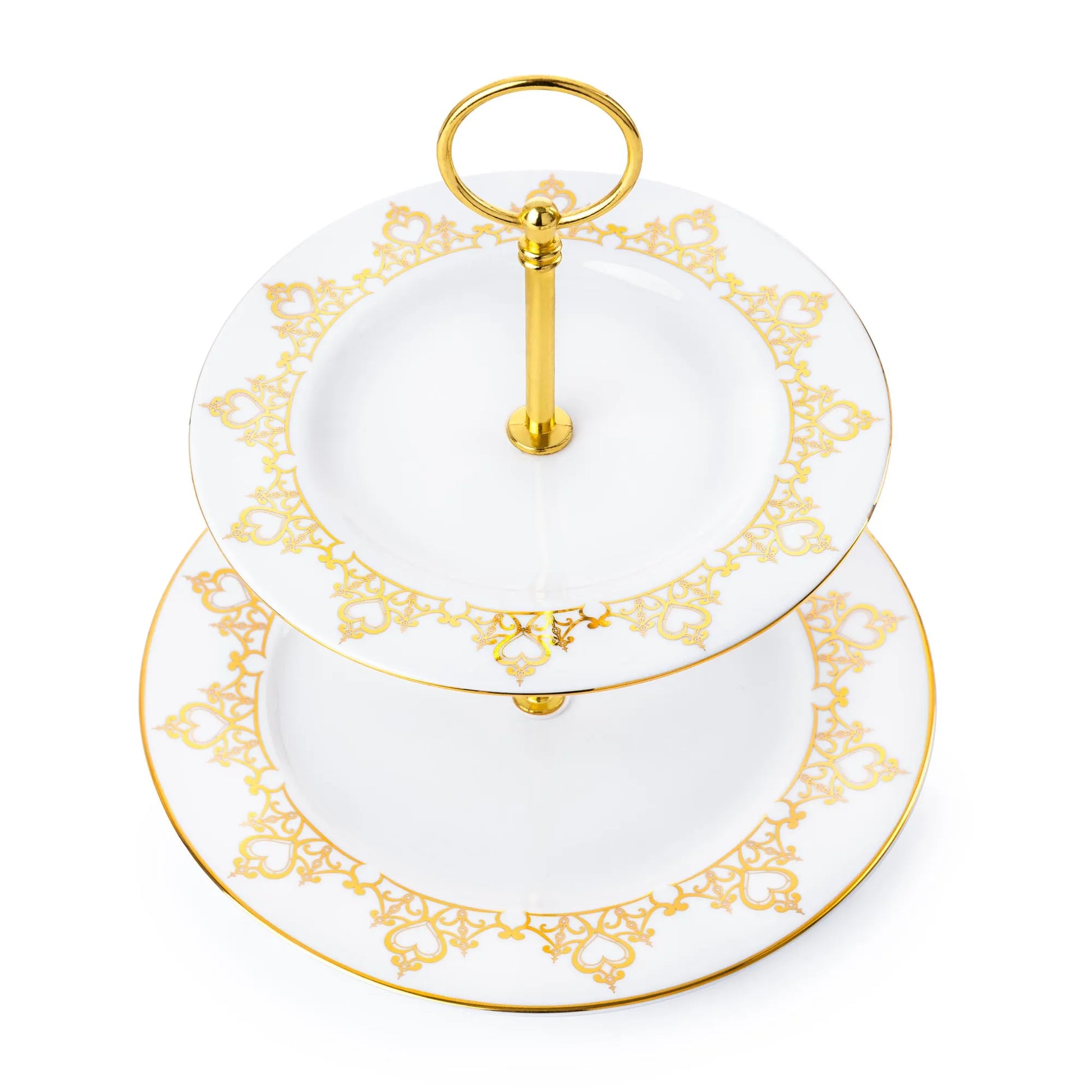 princess two tier plate stand - Charterwells