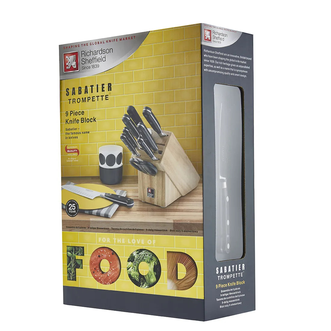 LIFE Sabatier Trompette 9pc Block