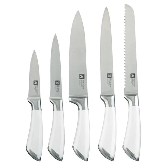 fusion 5pc knife block set - Charterwells