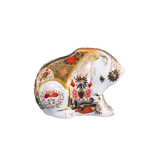 Royal Crown Derby Imari Ltd Rocky Mountain Bear Paperweight - Charterwells 