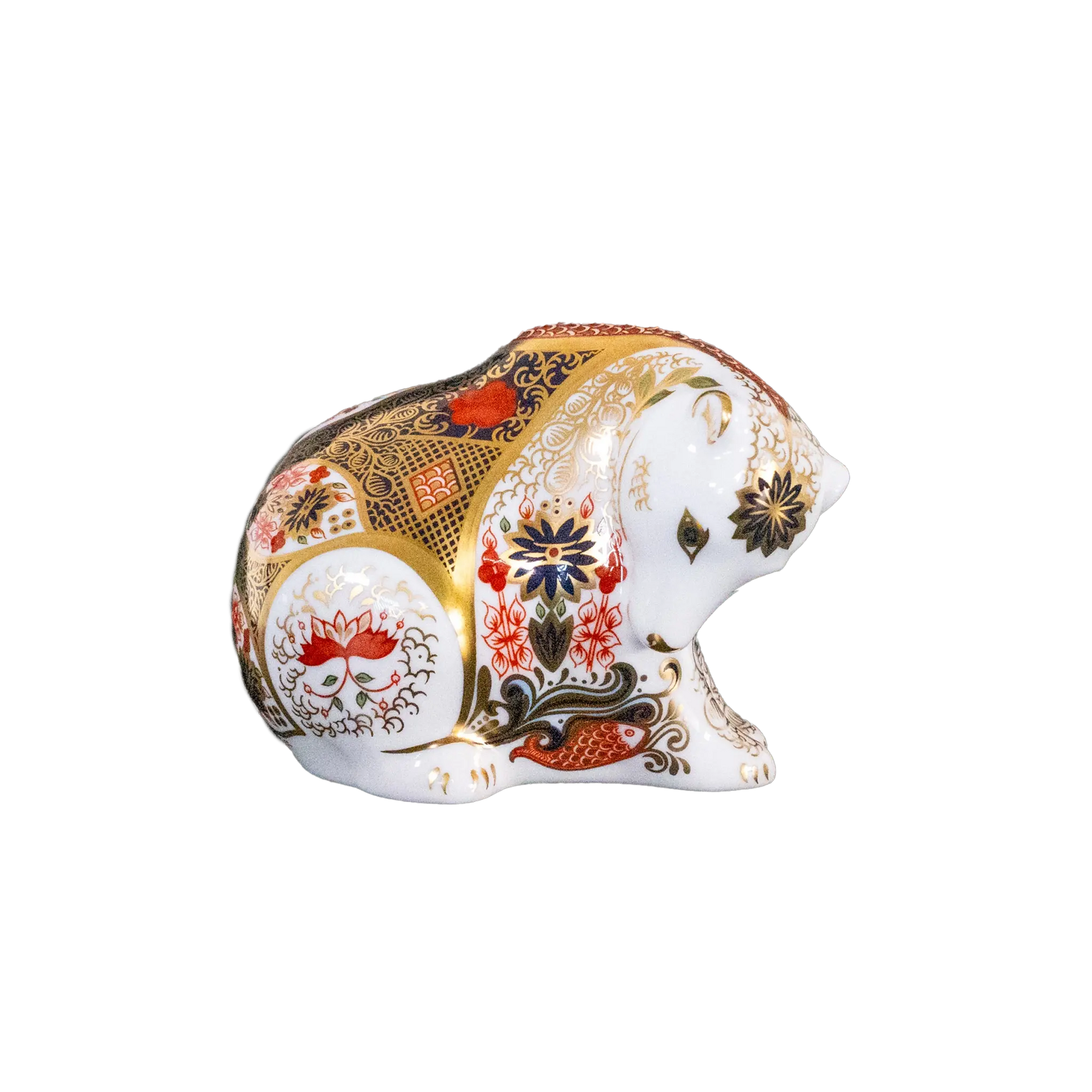 Royal Crown Derby Imari Ltd Rocky Mountain Bear Paperweight - Charterwells 