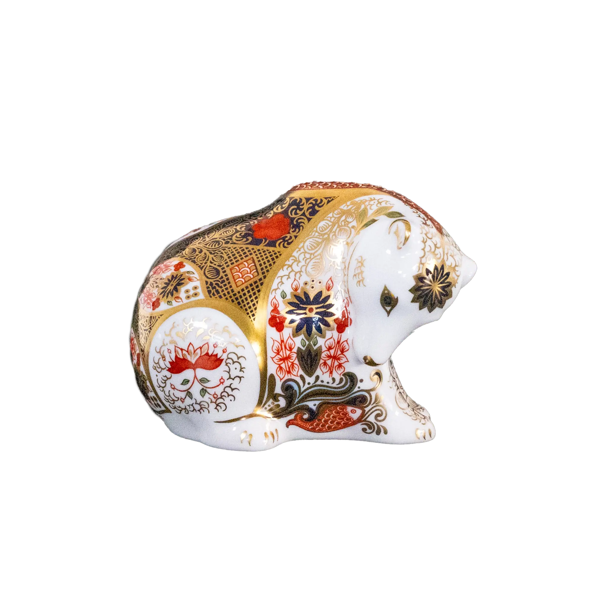 Royal Crown Derby Imari Ltd Rocky Mountain Bear Paperweight - Charterwells 