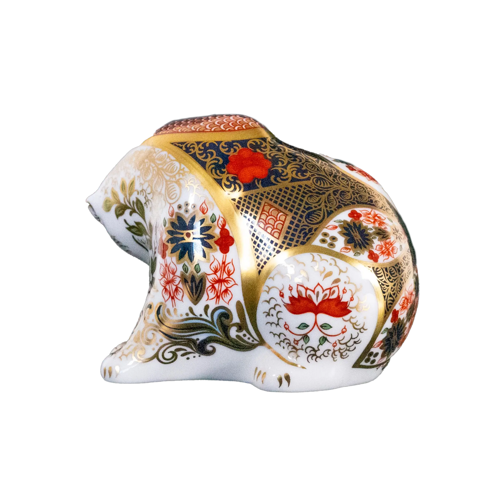 Royal Crown Derby Imari Ltd Rocky Mountain Bear Paperweight - Charterwells 