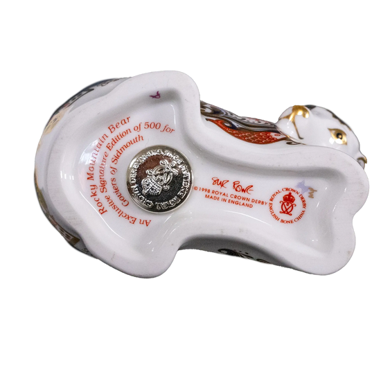 Royal Crown Derby Imari Ltd Rocky Mountain Bear Paperweight - Charterwells 