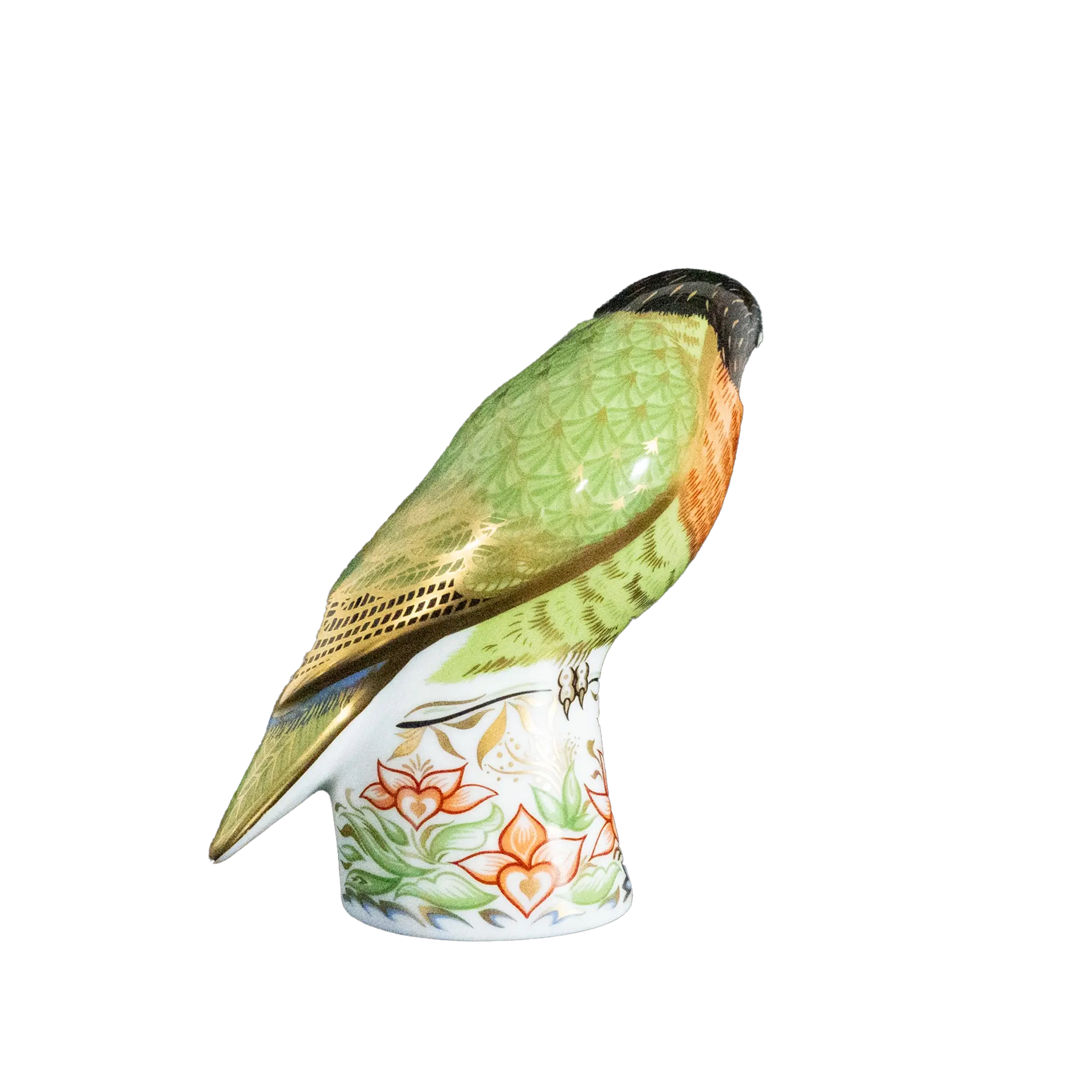 Royal Crown Derby 1st Quality Pair of Lovebird Paperweights Charterwells
